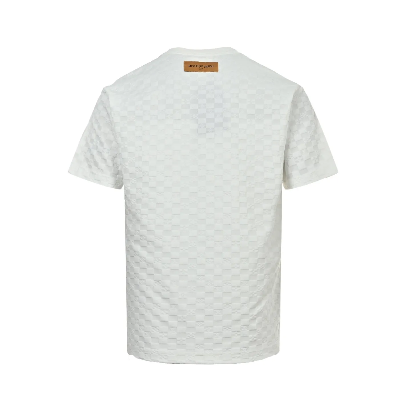 Louis Vuitton/Louis Vuitton presbyopic checkerboard jacquard short sleeves